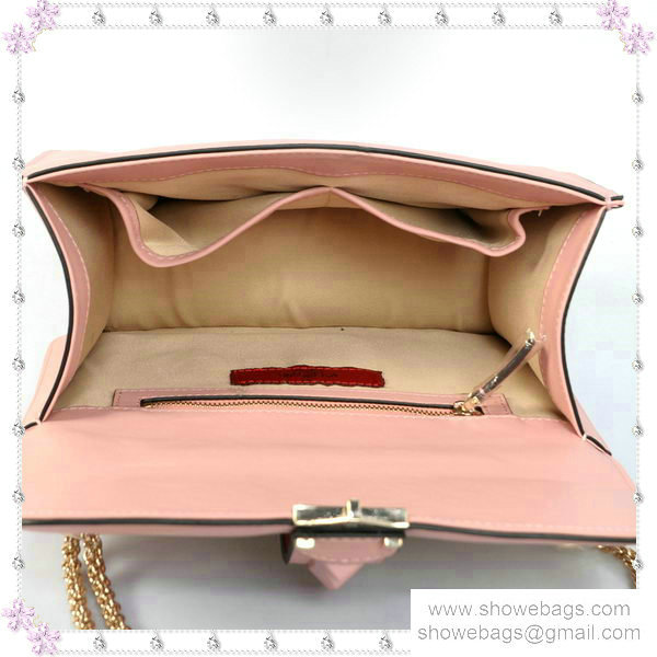 2014 Valentino Garavani shoulder bag 00336 pink - Click Image to Close
